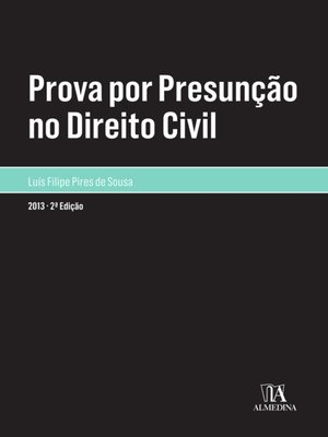 cover image of Prova por Presunção no Direito Civil